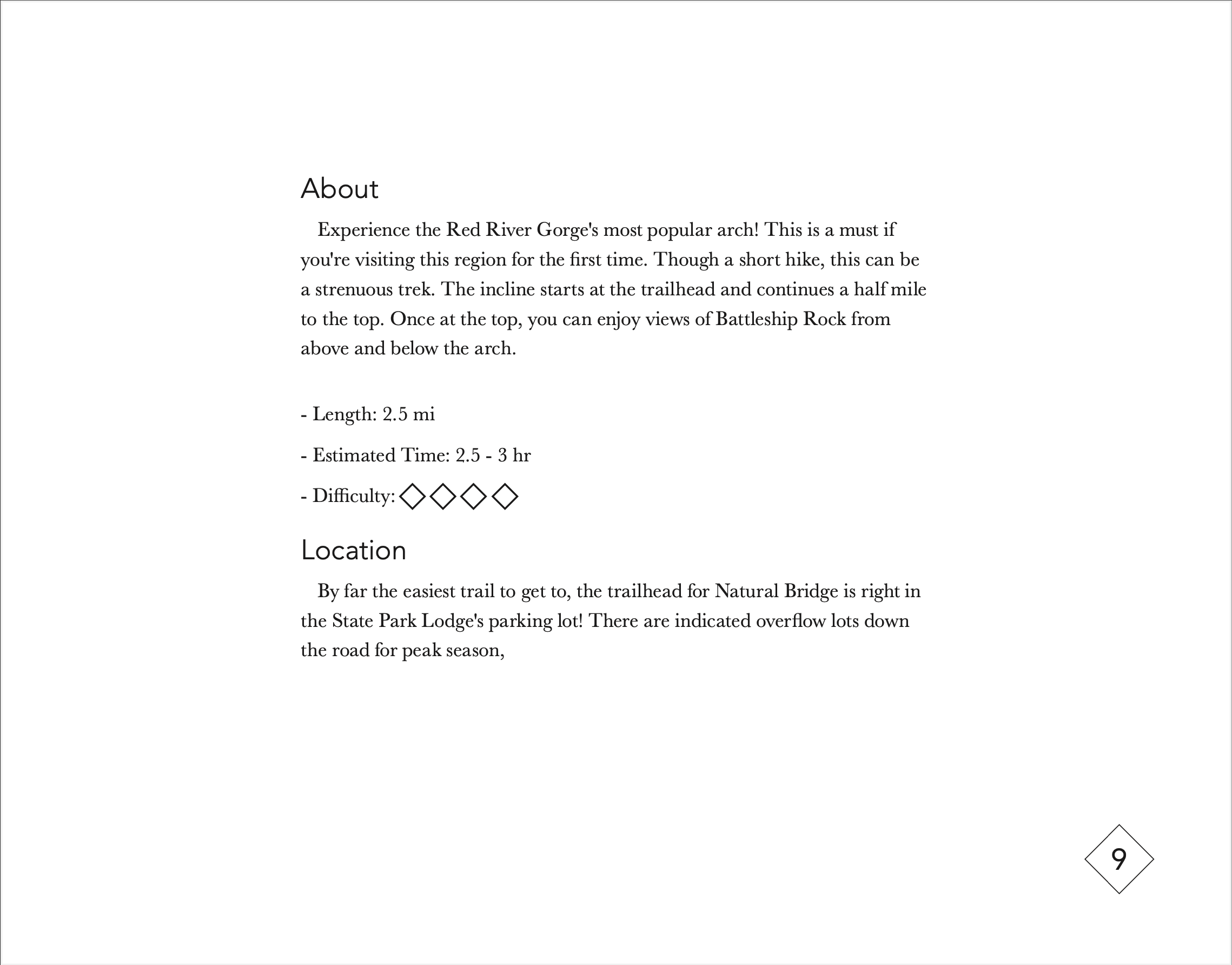 Book Page - About text
