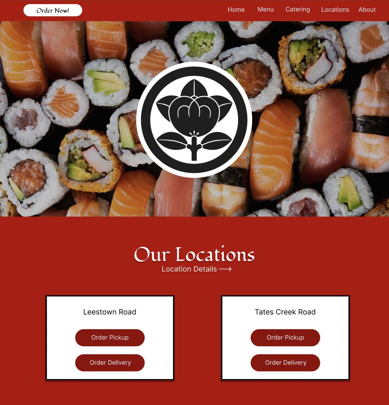 Sushi Order UI